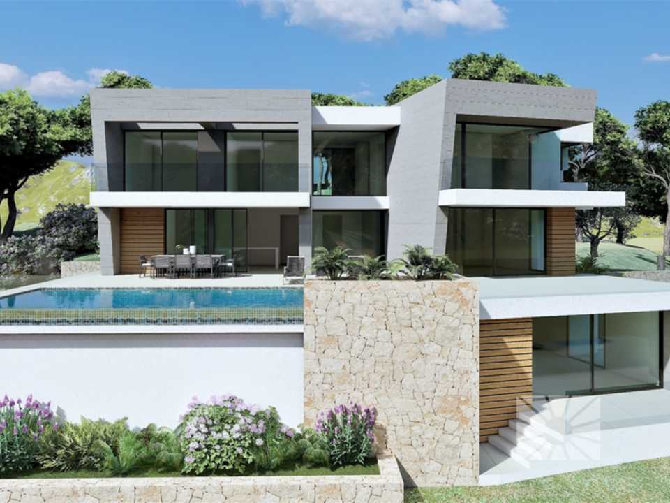 Luxury villa with a private pool and sea views. Model Aral. 